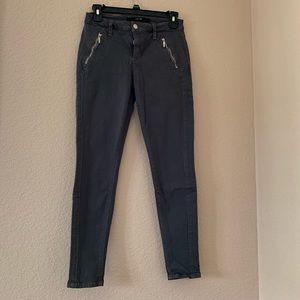 Charcoal Grey Joe Jeans with silver hardware